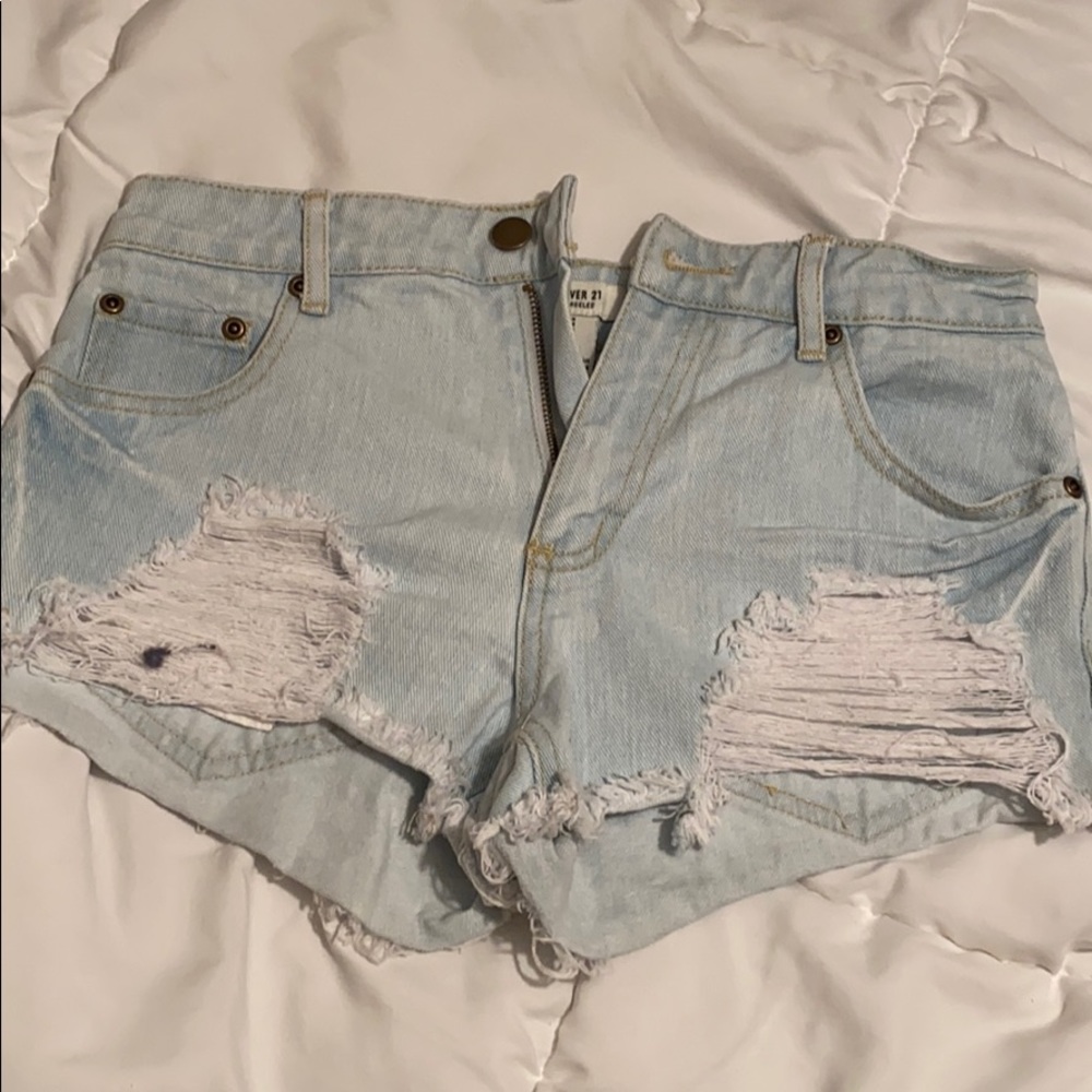 Forever 21 short shorts, size 24